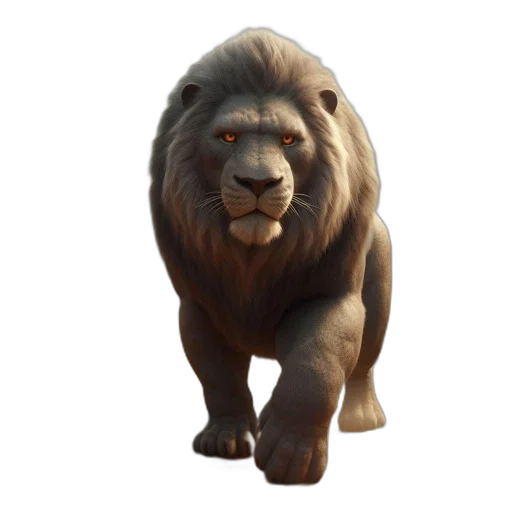 animal, creature, face, staff, 3d render, concept art, photorealistic, fantasy art transparent PNG cut-out