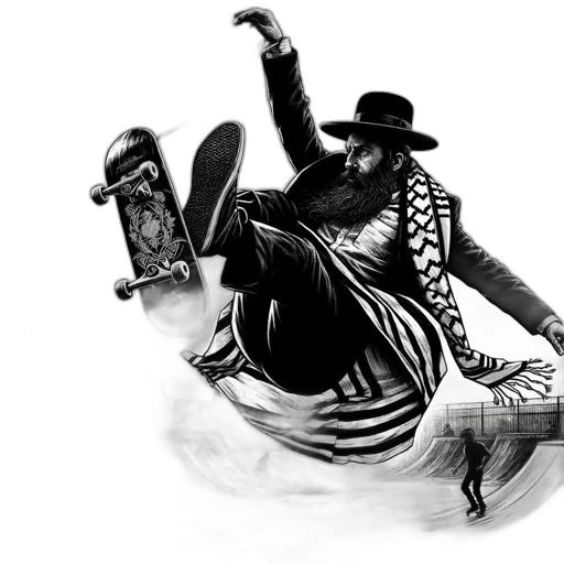 hat, shoes, jacket, furniture, comic book art, concept art, photorealistic, cartoon transparent PNG cut-out