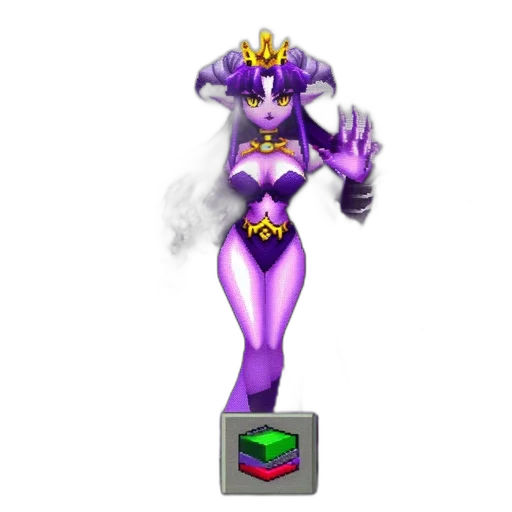 robot, jewelry, weapon, crown, pixel art, concept art, fantasy art, 3d render transparent PNG cut-out