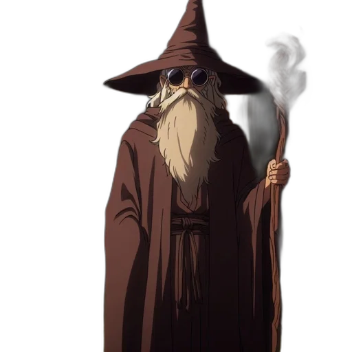 staff, hat, mask, concept art, fantasy art, pixel art, anime, animated transparent PNG cut-out