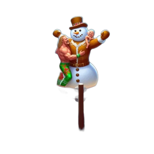 staff, weapon, 3d render, concept art, pixel art, wrestling, match, takes transparent PNG cut-out