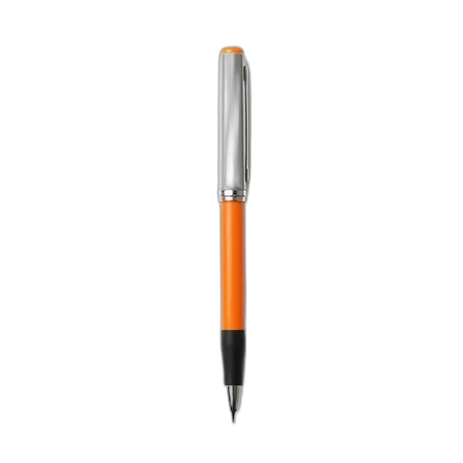 weapon, staff, photorealistic, 3d render, pencil sketch, silver, orange, pen transparent PNG cut-out