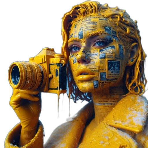 robot, face, mask, dress, photorealistic, cyberpunk, 3d render, concept art transparent PNG cut-out