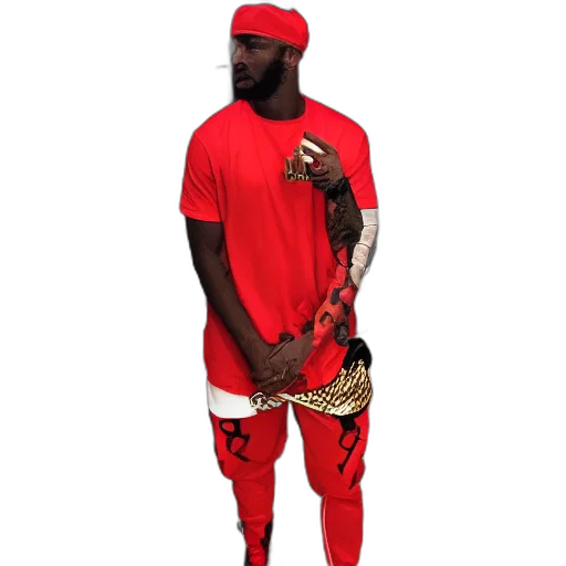 animal, jacket, creature, 3d render, cartoon, photorealistic, concept art, red transparent PNG cut-out