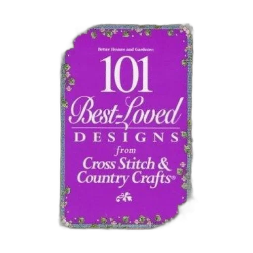 book, cover, title, 101, best-loved, designs, cross, stitch transparent PNG cut-out