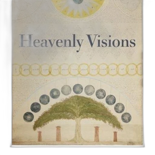 heavenly, visions, poster, tree, celestial, imagery, featuring, yellow transparent PNG cut-out