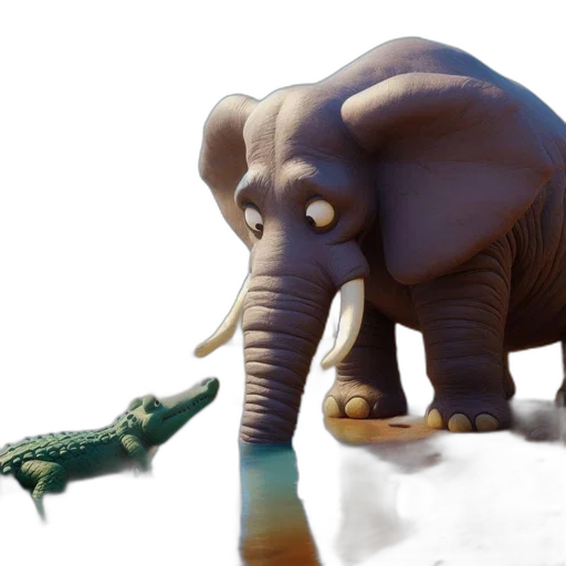 animal, creature, dragon, staff, concept art, 3d render, photorealistic, fantasy art transparent PNG cut-out