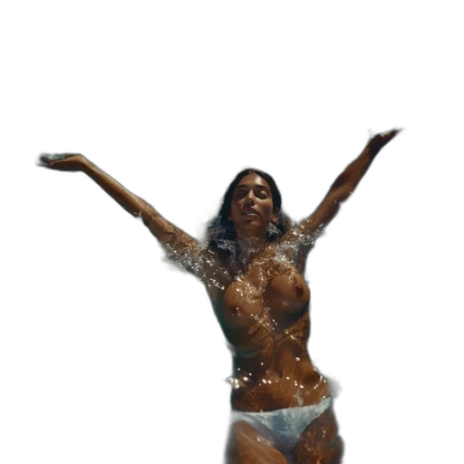 dress, creature, 3d render, concept art, photorealistic, pixel art, underwater, outer space transparent PNG cut-out
