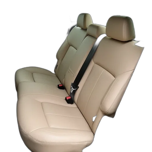car, furniture, interior, beige, seat, black, seatbelt, empty transparent PNG cut-out