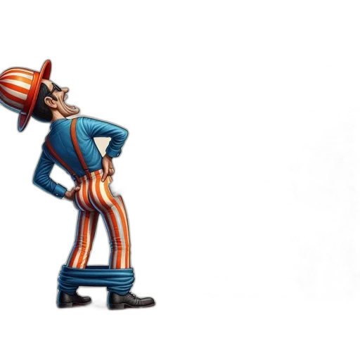 staff, robot, hat, crown, concept art, 3d render, cartoon, pixel art transparent PNG cut-out