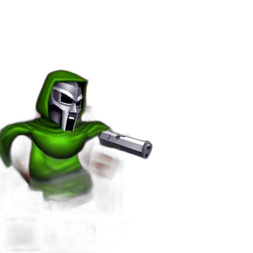robot, mask, weapon, sword, 3d render, concept art, pixel art, fantasy art transparent PNG cut-out