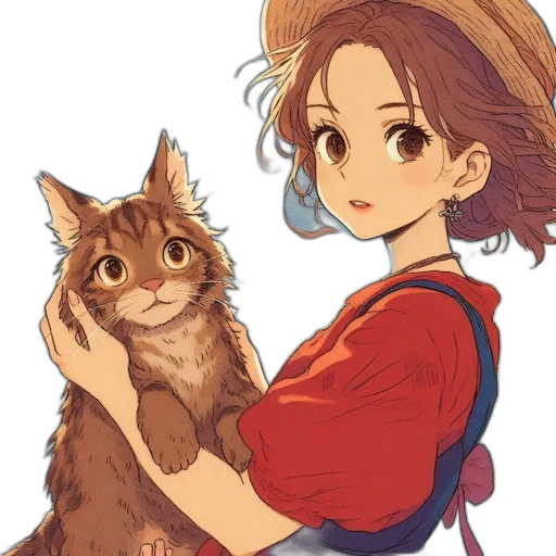 staff, animal, dress, creature, anime, pixel art, oil painting, fantasy art transparent PNG cut-out