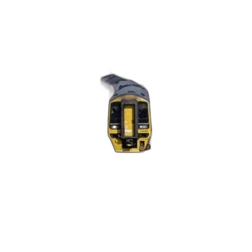 robot, jewelry, weapon, mask, 3d render, yellow, train, tracks transparent PNG cut-out