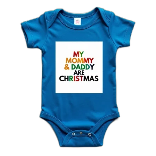 blue, onesie, white, square, center, featuring, text, mommy transparent PNG cut-out