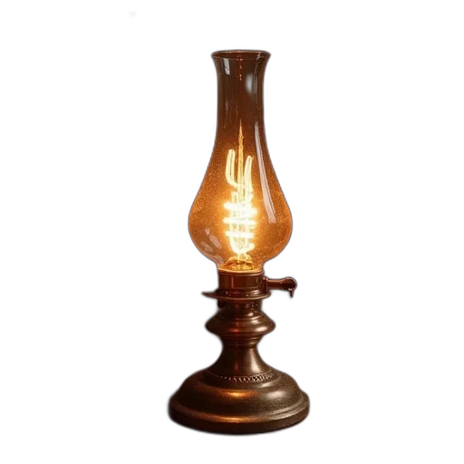 furniture, 3d render, photorealistic, fire, copper, lamp, good, heater transparent PNG cut-out