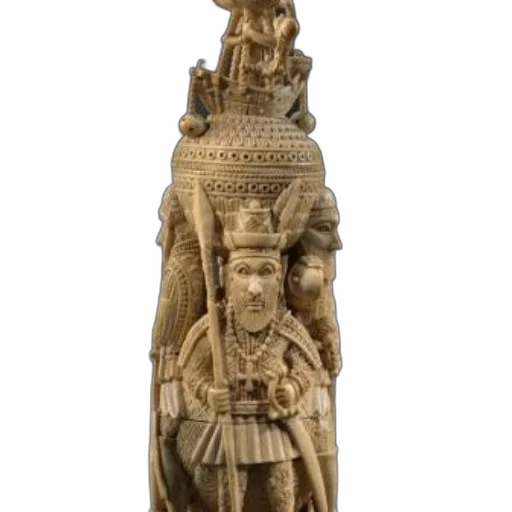 crown, staff, jewelry, 3d render, intricately, carved, ivory, statue transparent PNG cut-out