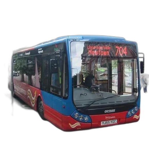 staff, photorealistic, 3d render, concept art, red, blue, bus, number transparent PNG cut-out
