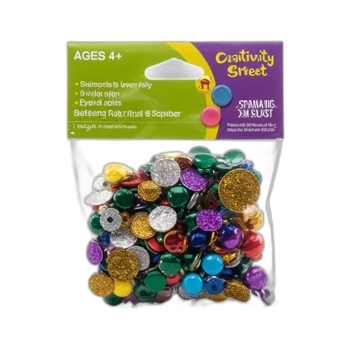 jewelry, colorful, package, creativity, street, sequins, spangles, displayed transparent PNG cut-out