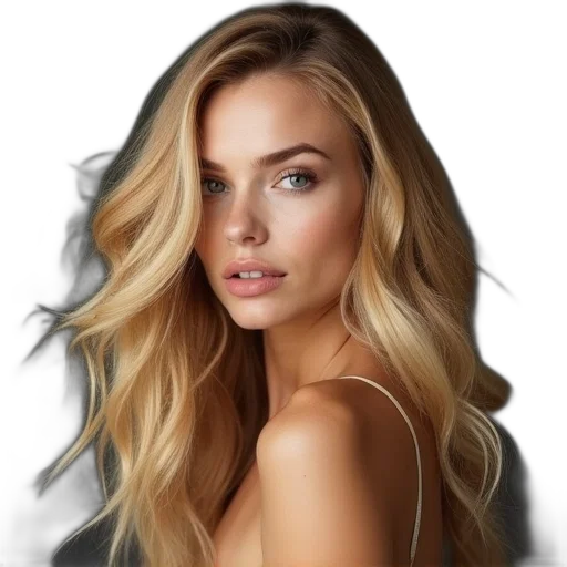 hair, face, crown, jewelry transparent PNG cut-out