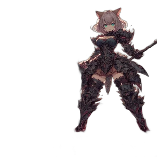 weapon, creature, animal, staff, concept art, 3d render, fantasy art, pixel art transparent PNG cut-out