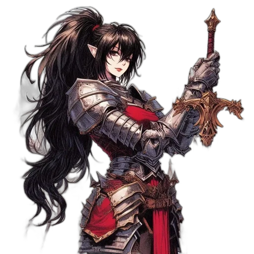 staff, sword, weapon, dragon, fantasy art, concept art, pixel art, anime transparent PNG cut-out