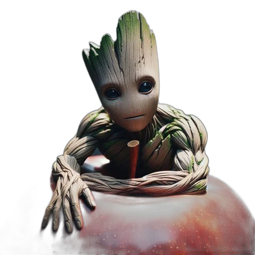 creature, robot, tree, animal, 3d render, concept art, comic book art, photorealistic transparent PNG cut-out