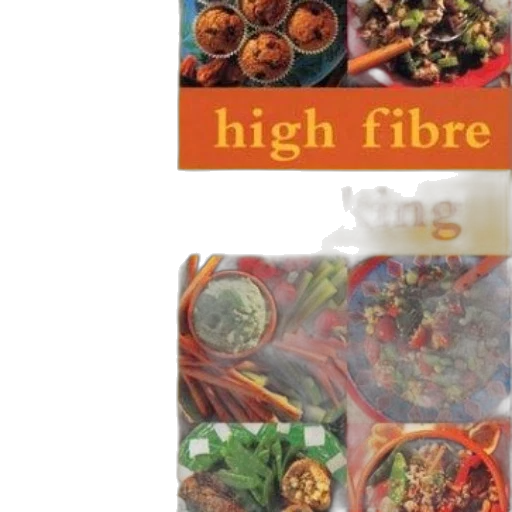 food, cookbook, cover, vibrant, images, titled, high, fibre transparent PNG cut-out