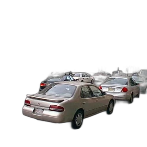 car, 3d render, photorealistic, concept art, city street, silver, parked, street transparent PNG cut-out