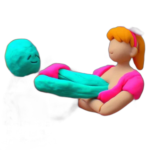 furniture, staff, robot, creature, 3d render, concept art, vaporwave, pixel art transparent PNG cut-out