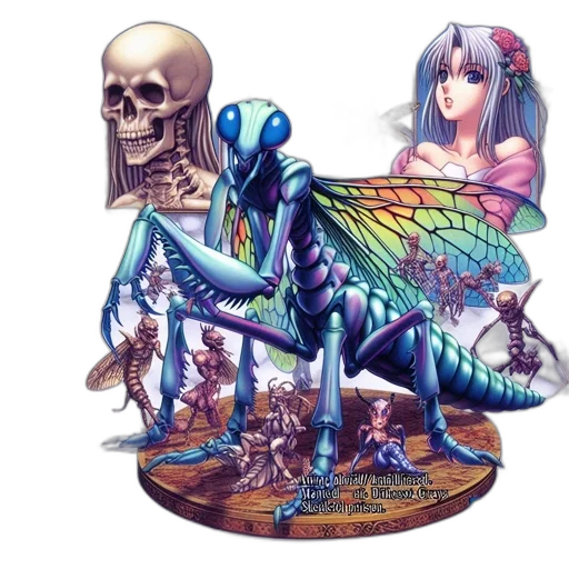 robot, creature, concept art, fantasy art, pixel art, 3d render, blue, playstation transparent PNG cut-out