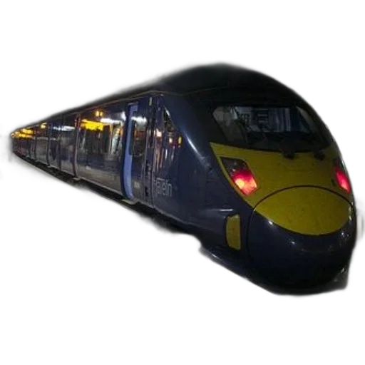 car, weapon, 3d render, blue, yellow, train, parked, station transparent PNG cut-out