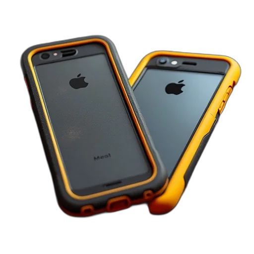 3d render, otterbox, case, iphone transparent PNG cut-out