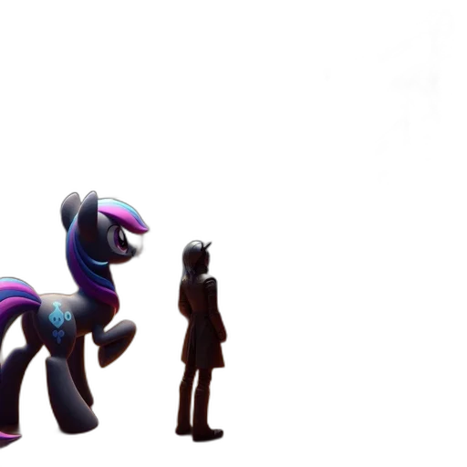 creature, staff, animal, robot, concept art, 3d render, fantasy art, pixel art transparent PNG cut-out