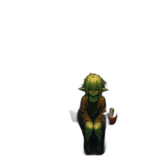 staff, creature, hat, robot, pixel art, 3d render, concept art, fantasy art transparent PNG cut-out
