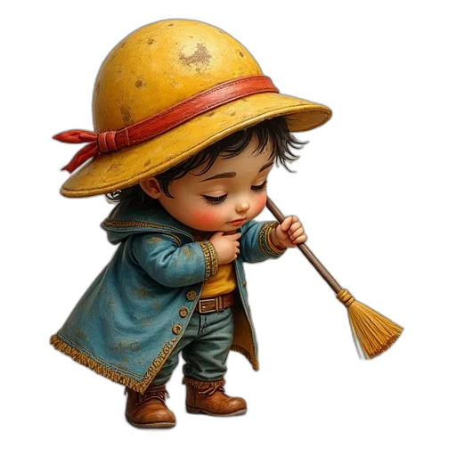staff, weapon, hat, umbrella transparent PNG cut-out