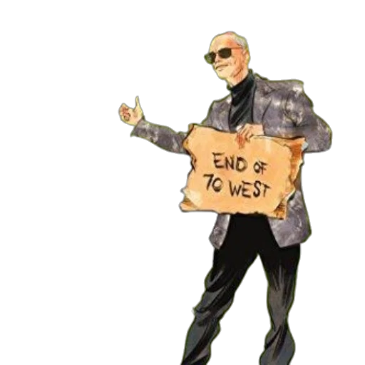 jacket, staff, robot, concept art, cartoon, comic book art, pixel art, colorful transparent PNG cut-out