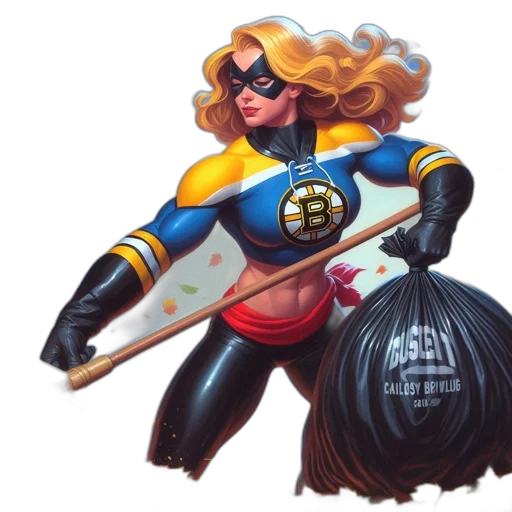 comic book art, concept art, cartoon, fantasy art, female, superhero, blonde, hair transparent PNG cut-out