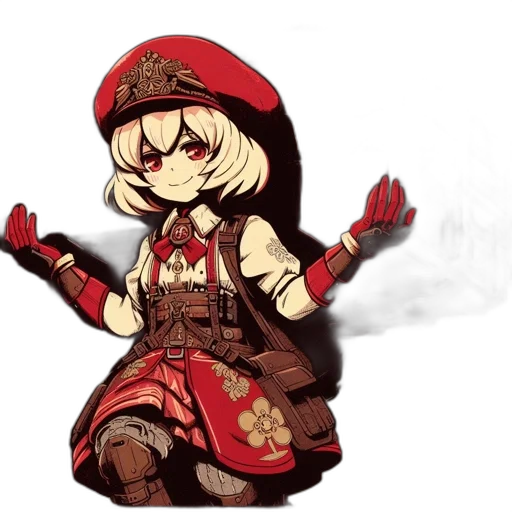 staff, weapon, hat, dress, pixel art, concept art, anime, fantasy art transparent PNG cut-out