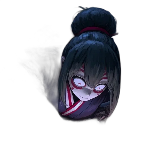 mask, face, hair, creature, concept art, anime, fantasy art, photorealistic transparent PNG cut-out