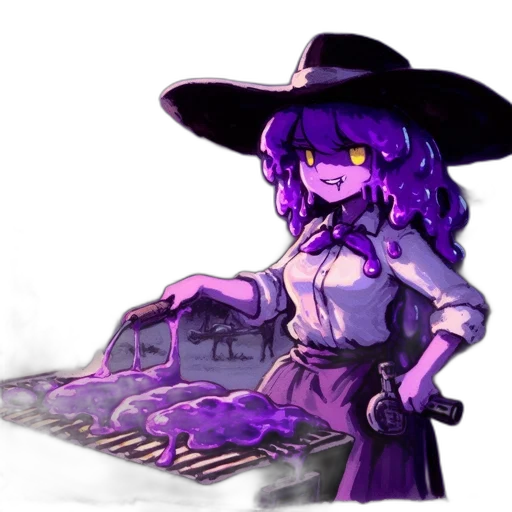 staff, hat, weapon, food, pixel art, concept art, fantasy art, anime transparent PNG cut-out