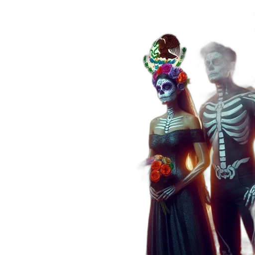 mask, crown, jewelry, concept art, 3d render, vaporwave, neon lights, dark transparent PNG cut-out