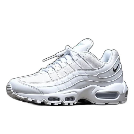 shoes, 3d render, vaporwave, photorealistic transparent PNG cut-out