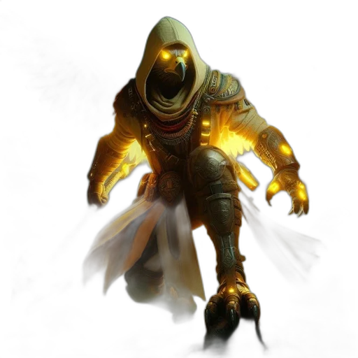 mask, creature, staff, weapon transparent PNG cut-out