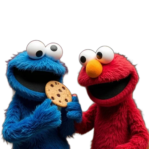 food, festive, scene, featuring, two, large, anthropomorphic, cookie transparent PNG cut-out