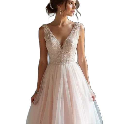dress, pastel, line, neck transparent PNG cut-out