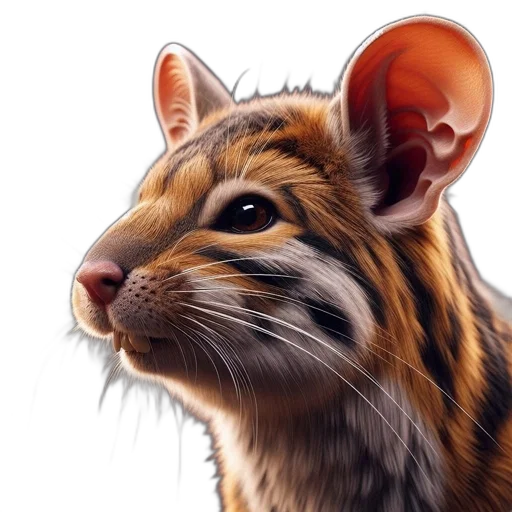 animal, creature, photorealistic, concept art, fantasy art, 3d render, unusual, combines transparent PNG cut-out