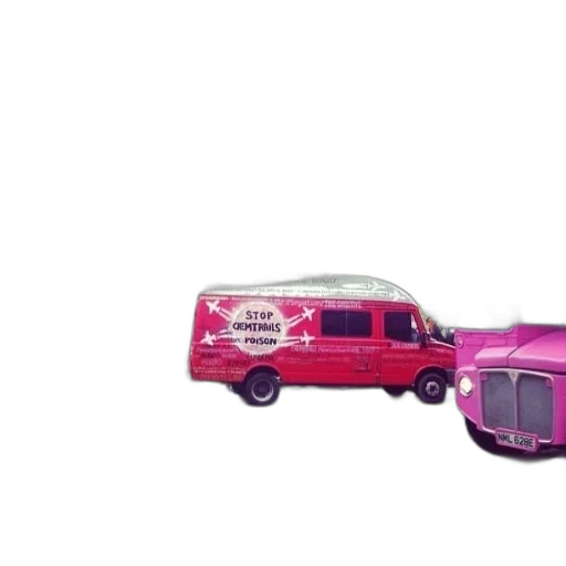 car, food, 3d render, concept art, photorealistic, city street, pink, double transparent PNG cut-out