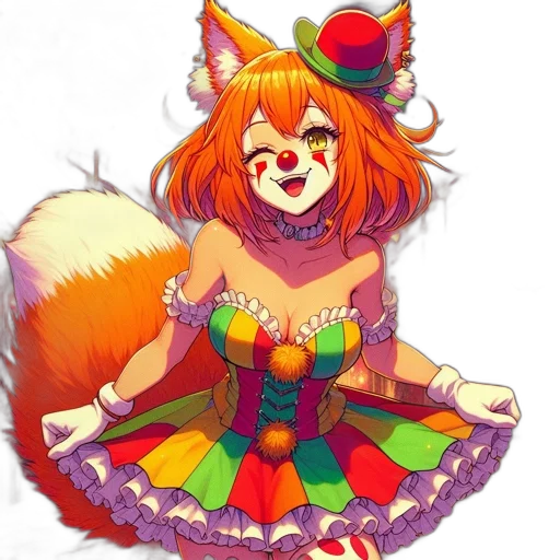 dress, mask, staff, animal, concept art, pixel art, anime, fantasy art transparent PNG cut-out