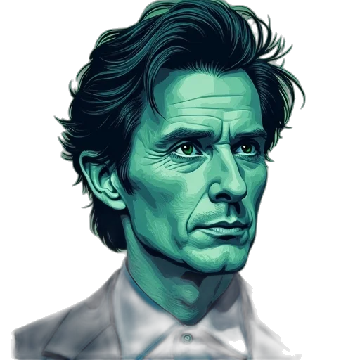 face, photorealistic, comic book art, concept art transparent PNG cut-out