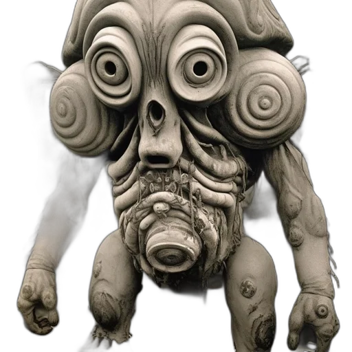 mask, creature, face, animal, concept art, 3d render, photorealistic, fantasy art transparent PNG cut-out